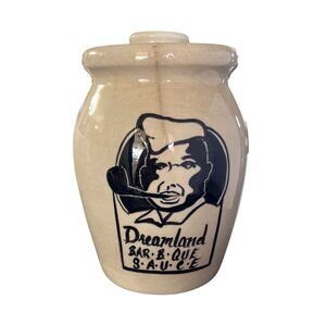 Dreamland Pottery Barbecue Sauce BBQ Urn Pitmaster Stoneware Crock w/Lid